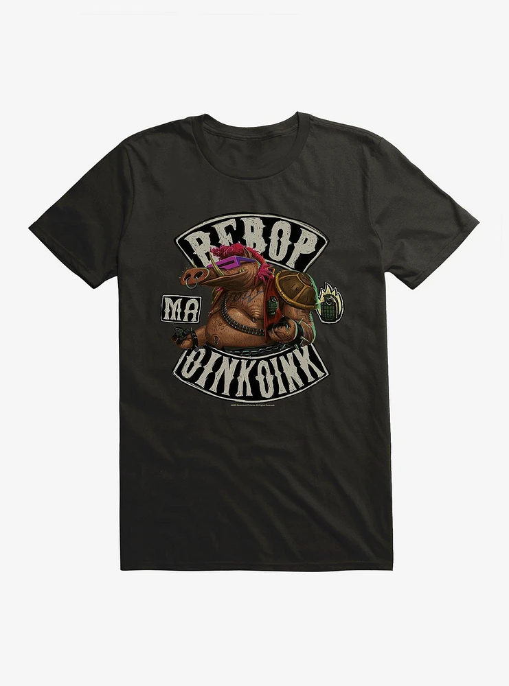 Teenage Mutant Ninja Turtles: Mayhem Bebop Biker Patch T-Shirt