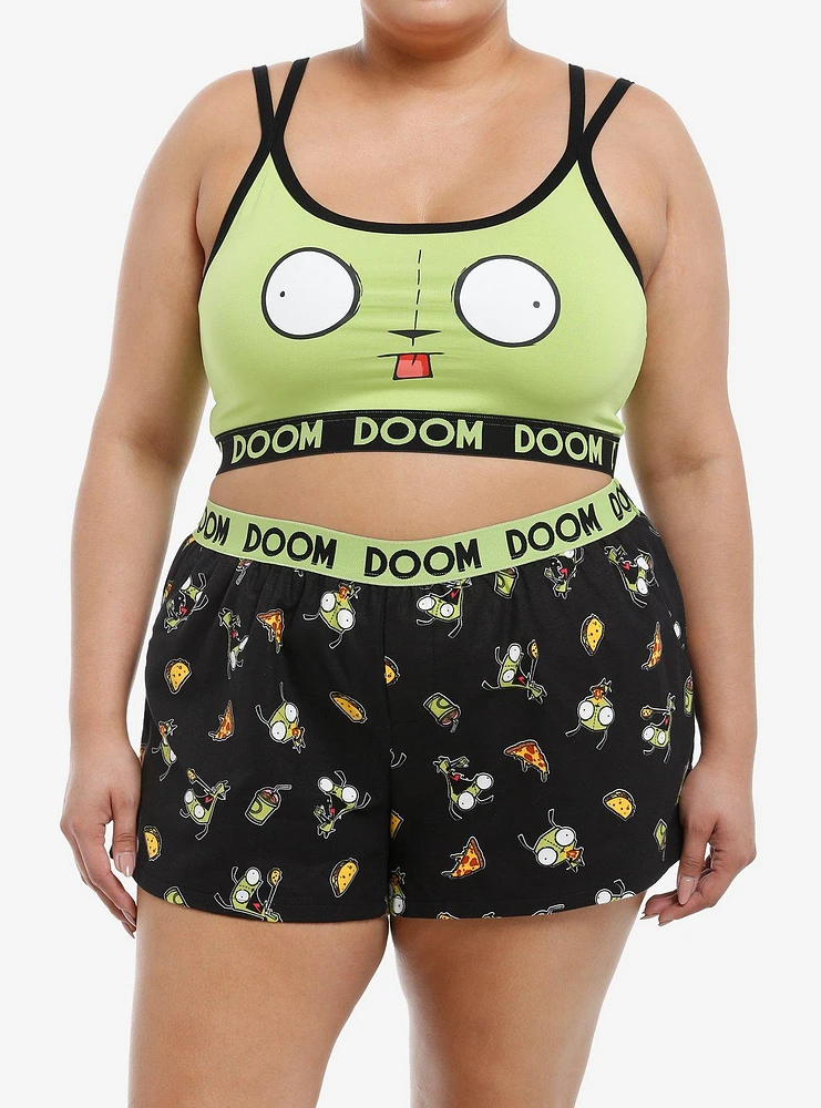 Invader Zim GIR Face Girls Lounge Set Plus