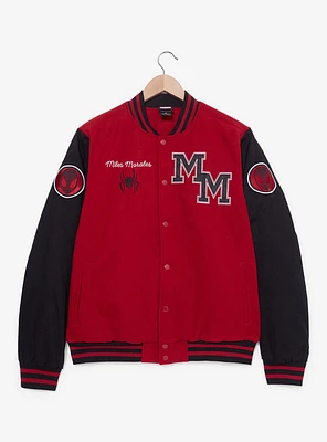 Marvel Spider-Man: Into the Spider-Verse Miles Morales Varsity Jacket - BoxLunch Exclusive