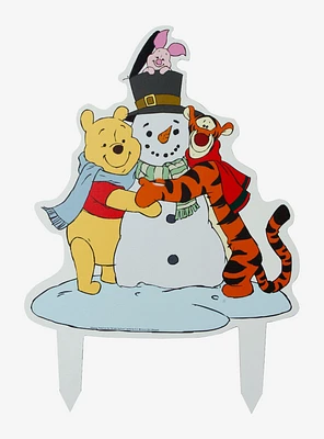 Disney Winnie the Pooh Snowman Yard Sign
