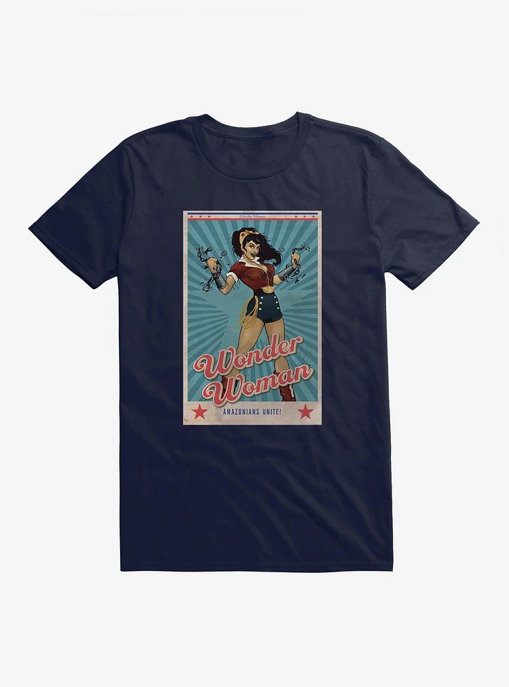 DC Comics Bombshells Wonder Woman Amazonians Unite T-Shirt