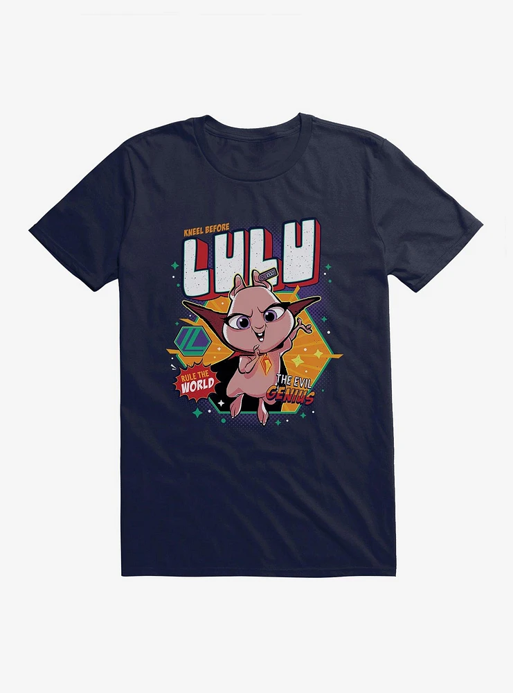 DC League Of Super-Pets Lulu The Evil Genius Comic Style T-Shirt