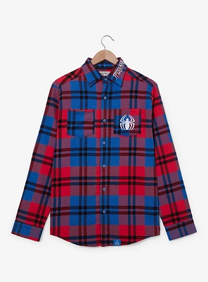 Cakeworthy Marvel Spider-Man Spider Red & Blue Flannel