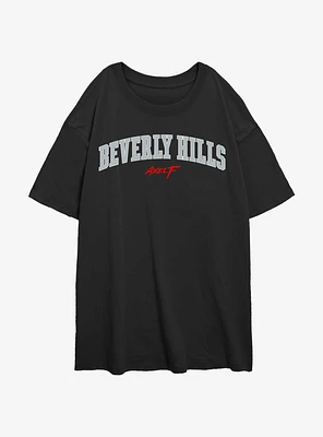 Beverly Hills Cop Collegiate Womens Oversized T-Shirt