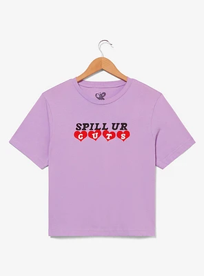 Olivia Rodrigo Spill Ur Guts Women's Cropped T-Shirt - BoxLunch Exclusive