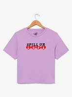 Olivia Rodrigo Spill Ur Guts Women's Cropped T-Shirt - BoxLunch Exclusive