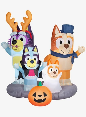 Bluey and Family Scene Inflatable Decor