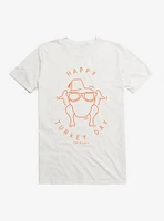 Friends Happy Turkey Day Icon T-Shirt