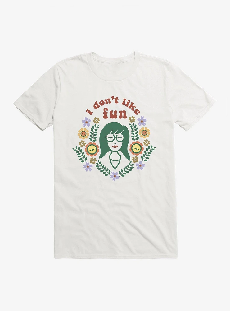 Daria I Don't Like Fun Floral T-Shirt