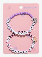 Britney Spears It's Britney B*tch Best Friend Bead Bracelet Set