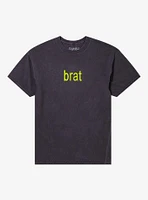 Charli XCX Brat Double-Sided Dark Wash T-Shirt