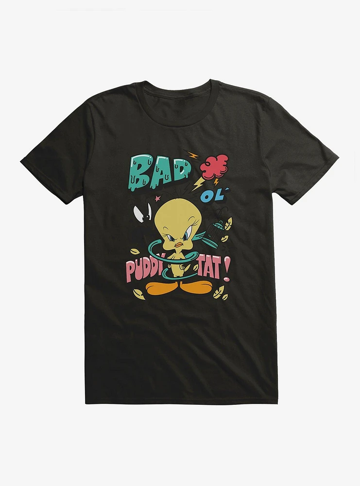 Looney Tunes Tweety Bird Bad Puddy Tat T-Shirt