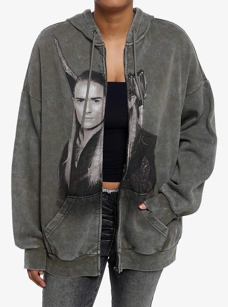 The Lord Of Rings Legolas Oversized Girls Hoodie