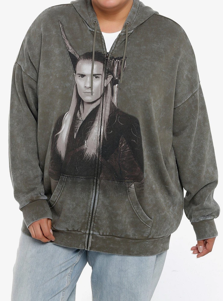 The Lord Of Rings Legolas Oversized Girls Hoodie Plus