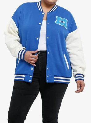 Disney Pixar Monsters University College Girls Varsity Jacket Plus