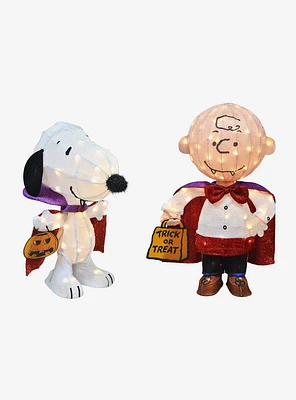 Peanuts Vampires 3D PreLit LED Yard Decor