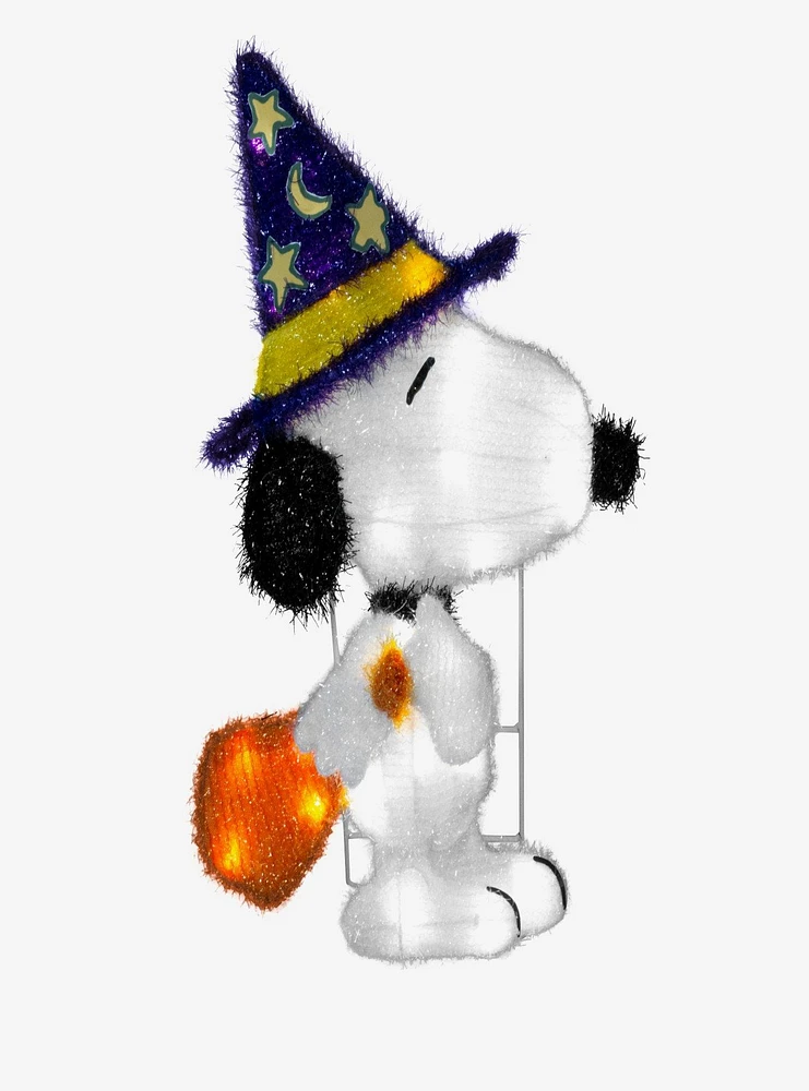 Peanuts Wizard Snoopy LED PreLit Yard Decor