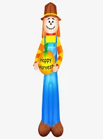 Inflatable Harvest Scarecrow Holding Pumpkin