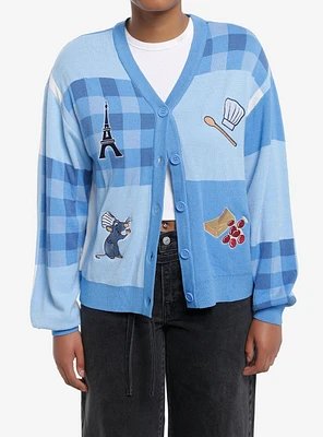 Disney Pixar Ratatouille Gingham Block Girls Cardigan