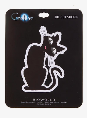 Coraline The Cat Glow-in-the-Dark Vinyl Sticker