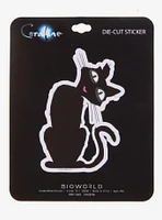 Coraline The Cat Glow-in-the-Dark Vinyl Sticker