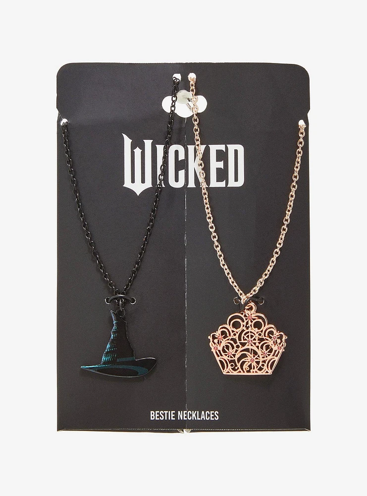 Wicked Glinda & Elphaba Headwear Best Friend Necklace Set