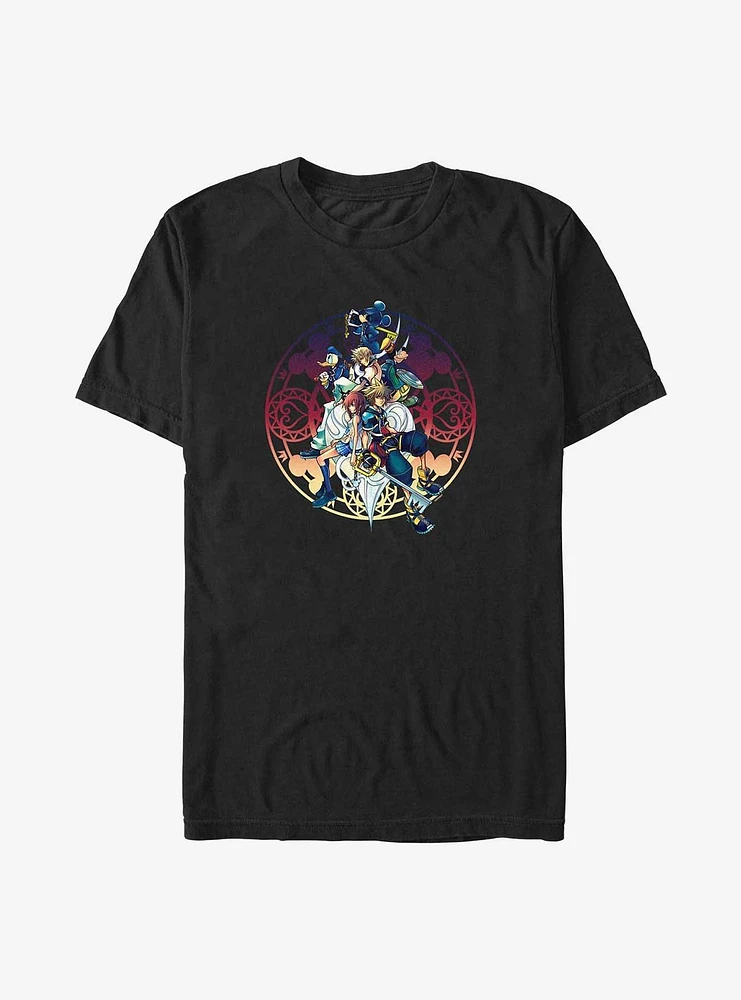 Disney Kingdom Hearts Cloud Sitting Big & Tall T-Shirt