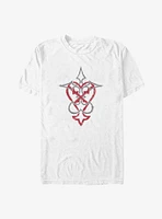 Disney Kingdom Hearts Heartless Nobody Symbol Big & Tall T-Shirt