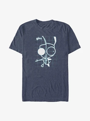 Invader ZIM Gir Schematic Big & Tall T-Shirt