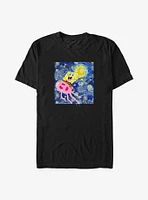 Spongebob Squarepants Starry Night Big & Tall T-Shirt