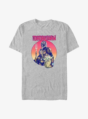 Star Wars The Mandalorian Sunset Big & Tall T-Shirt