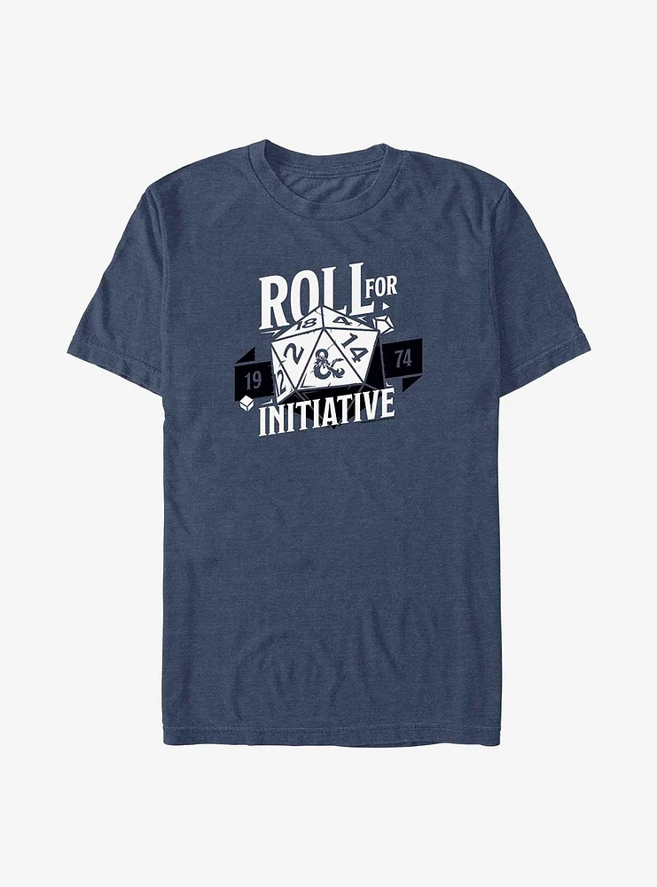 Dungeons & Dragons Roll For Initiative Big Tall T-Shirt