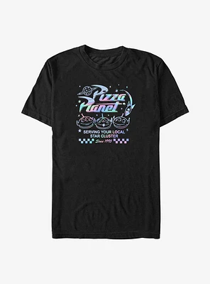 Disney Pixar Toy Story Pizza Planet Holographic Big & Tall T-Shirt