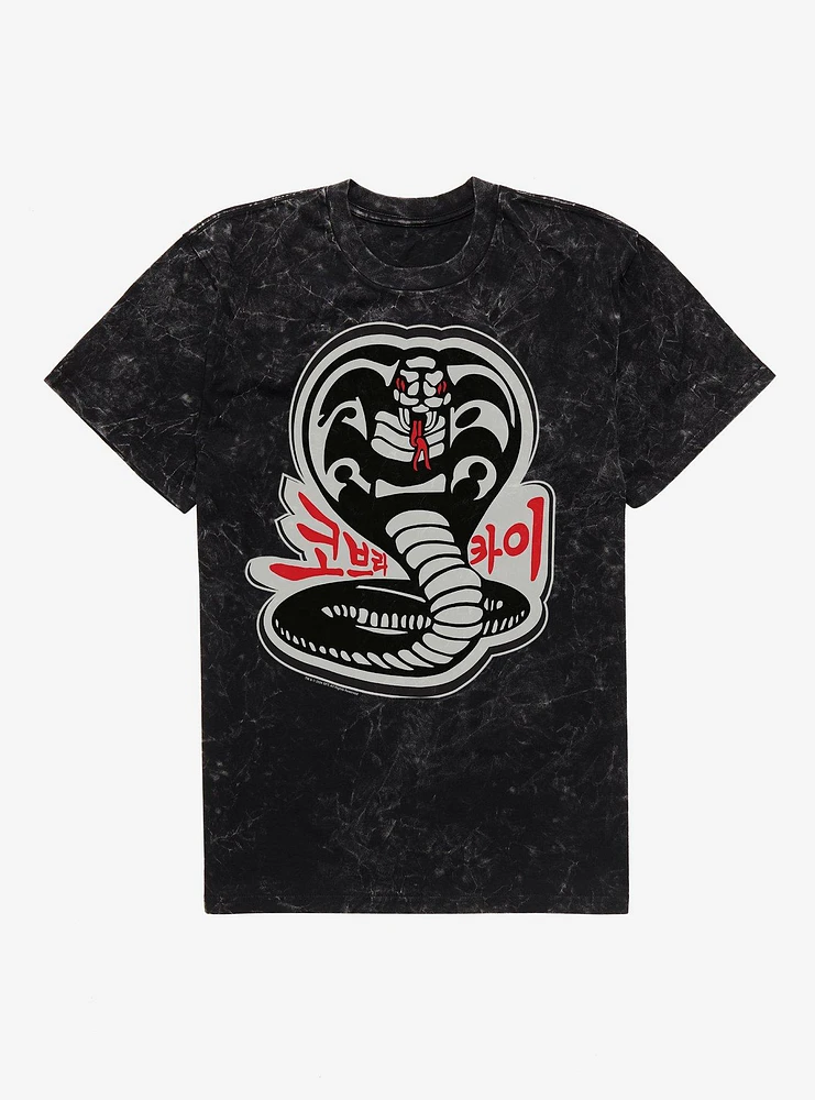 Cobra Kai South Korea Logo Mineral Wash T-Shirt