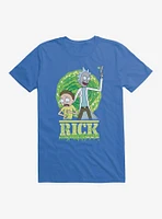 Rick And Morty Goo Splatter Logo T-Shirt