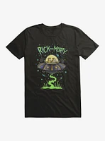 Rick And Morty The Space Cruiser Neon T-Shirt