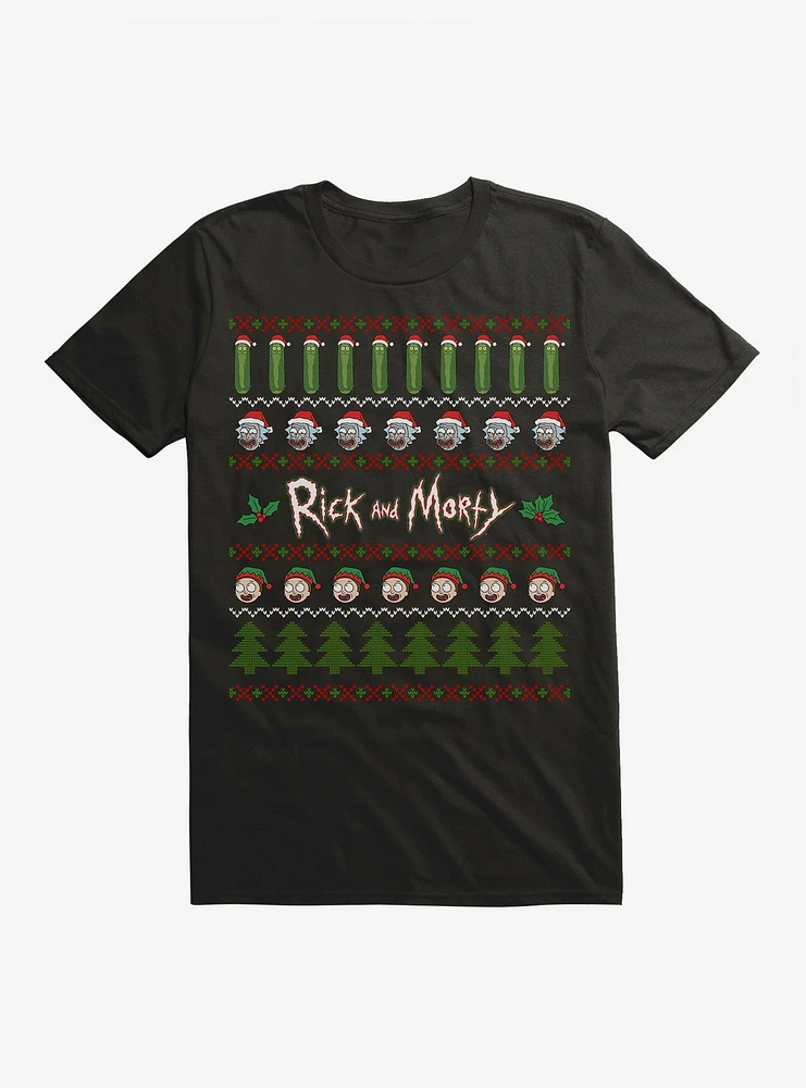 Rick And Morty Pickle Rickmas Sweater T-Shirt