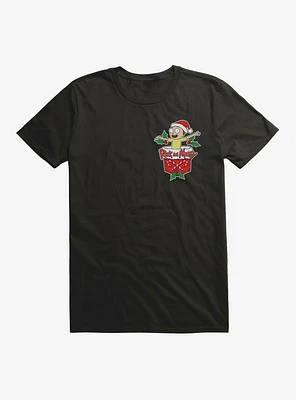 Rick & Morty Faux Pocket Rickmas T-Shirt