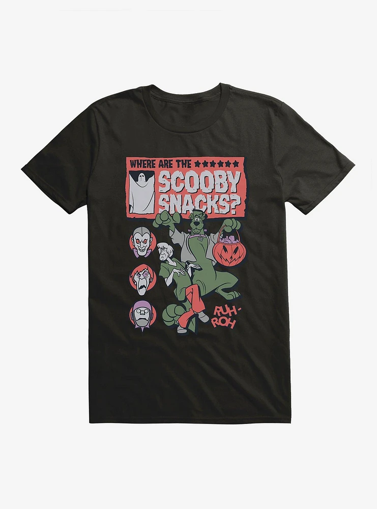 Scooby-Doo Where Are The Scooby Snacks T-Shirt