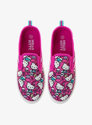 Hello Kitty Girls Slip On Canvas Sneakers