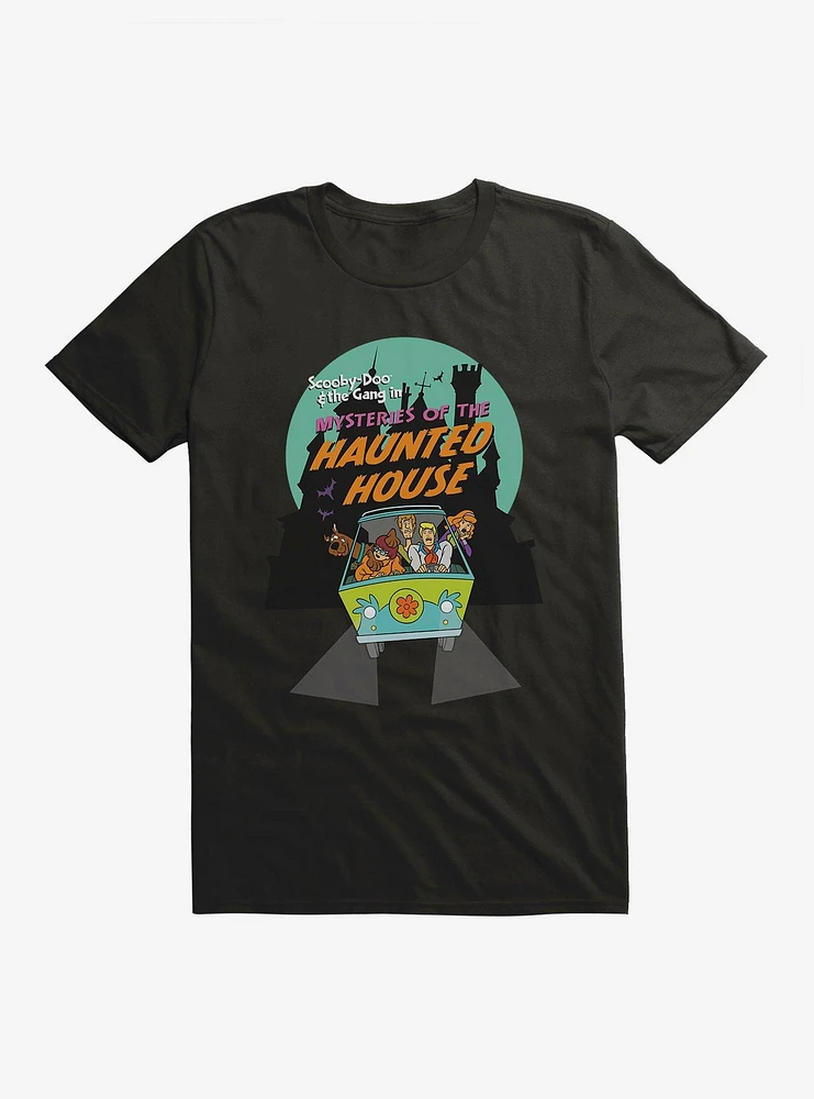 Scooby-Doo Halloween Scooby And The Gang Mysteries Of Haunted House Mystery Machine T-Shirt