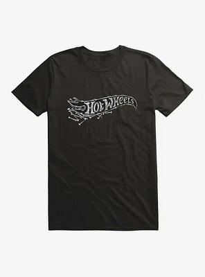 Hot Wheels Black And White Logo T-Shirt