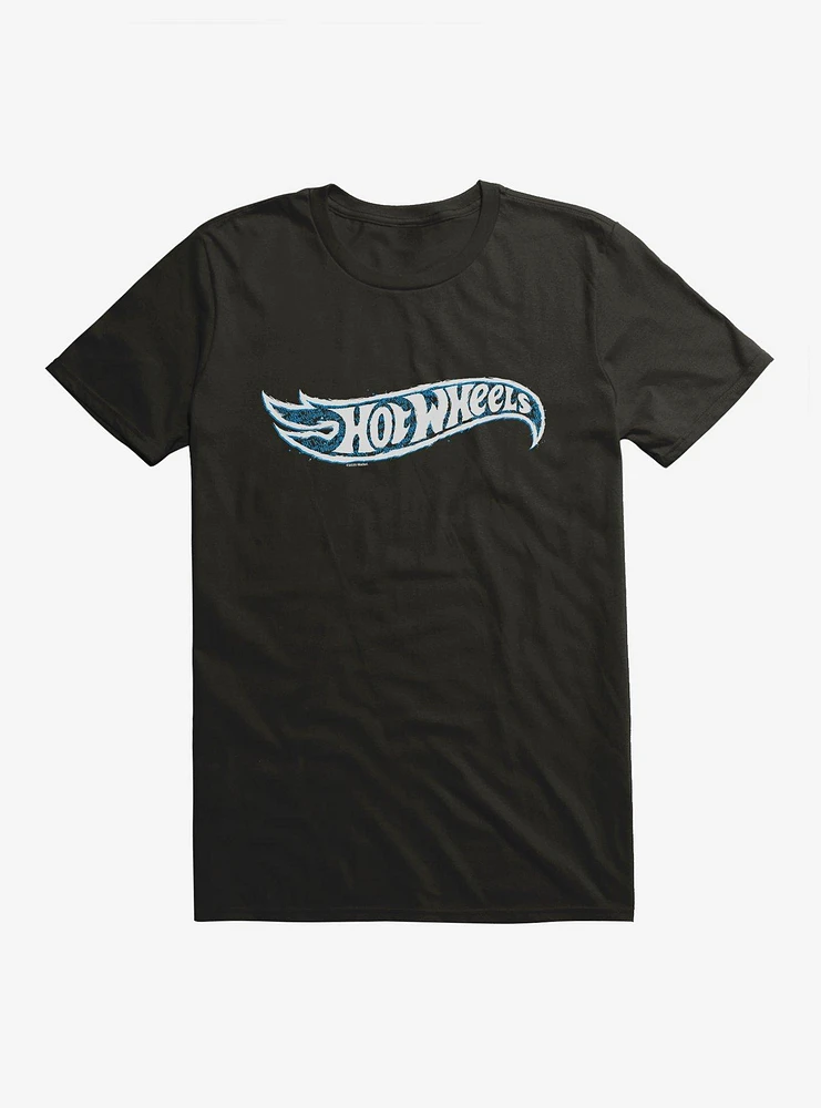 Hot Wheels Faded Blue Logo T-Shirt