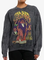 Disney The Lion King Scar Wash Girls Sweatshirt