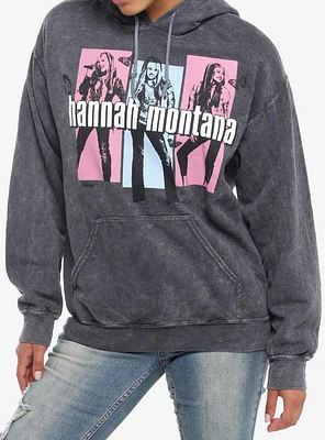 Disney Hannah Montana Tonal Panel Dark Wash Girls Hoodie