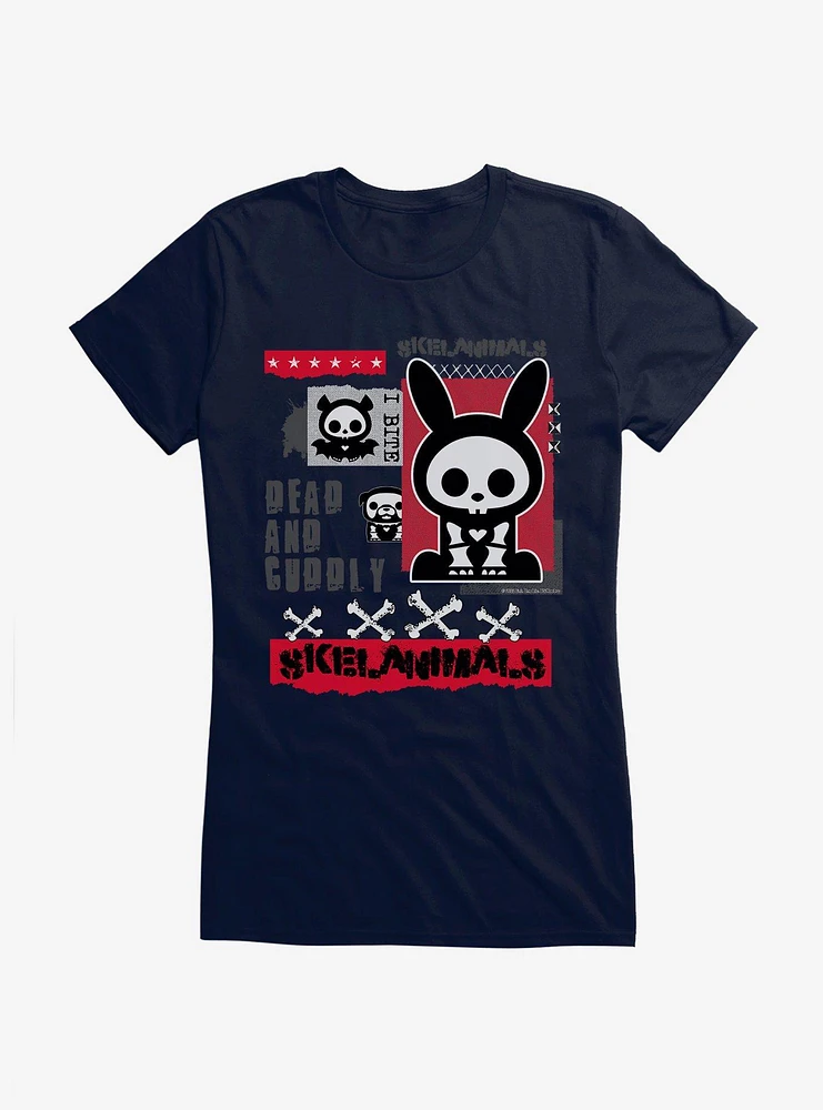 Skelanimals Dead And Cuddly Girls T-Shirt