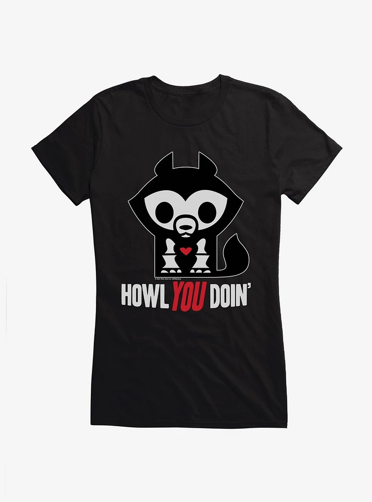 Skelanimals Jae Howl You Doin Girls T-Shirt