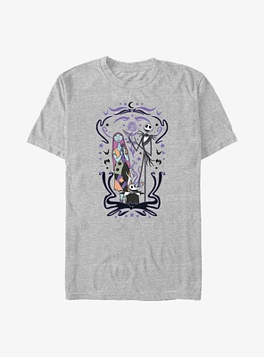 Disney The Nightmare Before Christmas Jack Sally And Zero Big & Tall T-Shirt