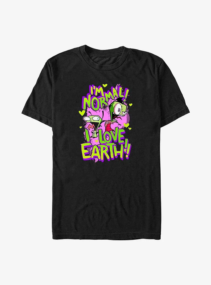 Invader ZIM I Love Earth Big & Tall T-Shirt