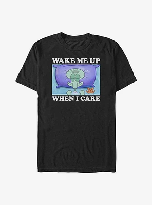 Spongebob Squarepants Wake Me Up When I Care Big & Tall T-Shirt